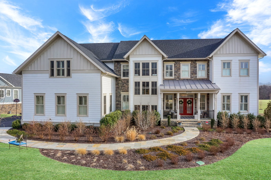 Elevated image of property by Northern Virginia Real Estate Photography.